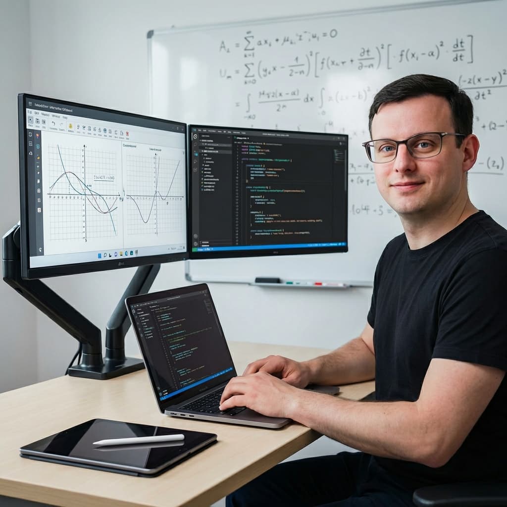 Adam Grudziński, korepetytor matematyki